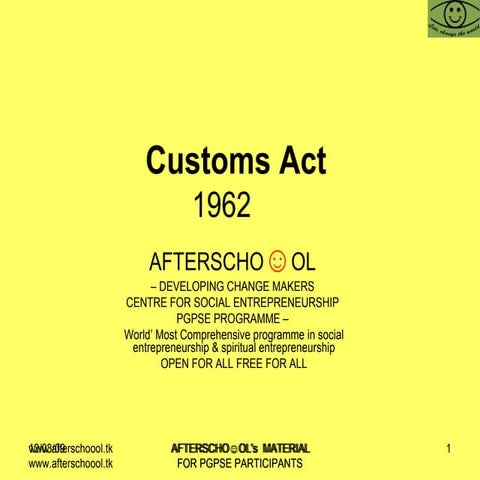 Customs Act