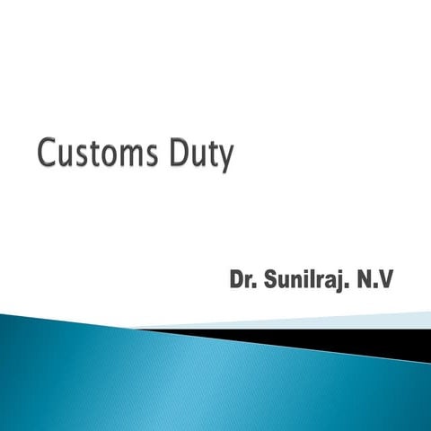 Customs duty