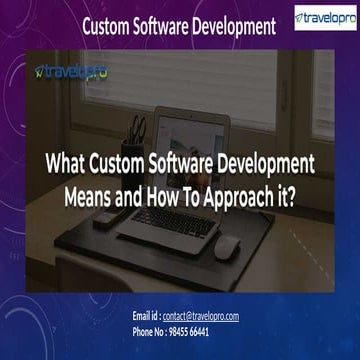 Custom Software Development | Travel Software Solution