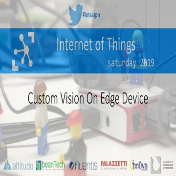 Custom vision on edge device