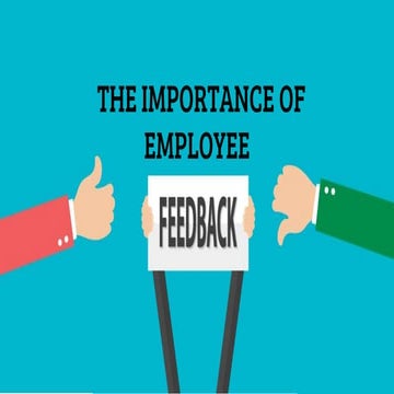 The Importance of Employee Feedback  - CU Suggestions