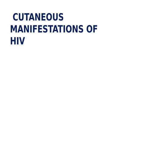 Cutaneous hiv