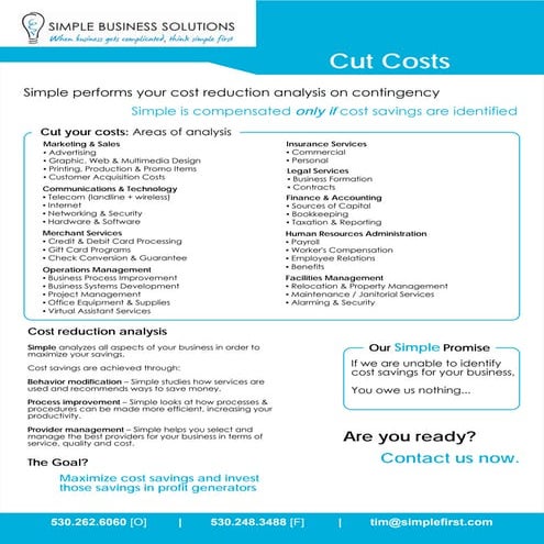 Cut Costs