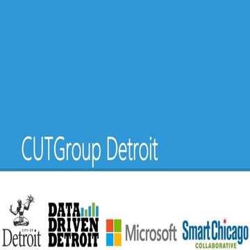 CUTGroup Detroit Slides for CUTGroup Collective Call