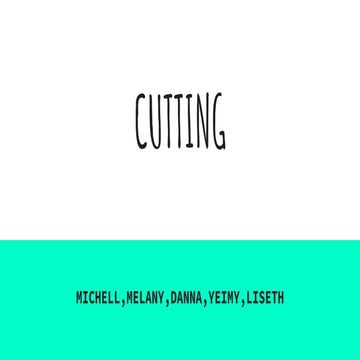 Cutting