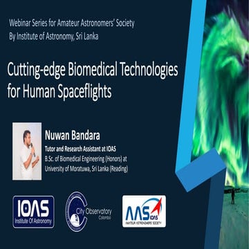 Cutting-Edge Biomedical Technologies for Human Spaceflights by Nuwan Bandara