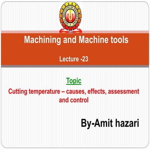 Cutting temperature by amit hazari