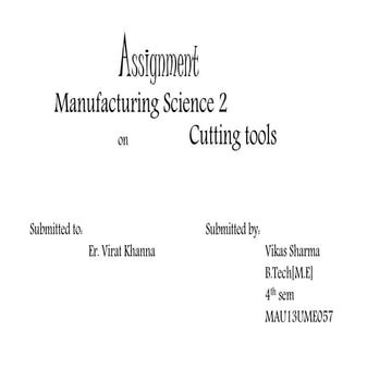 Cutting tools