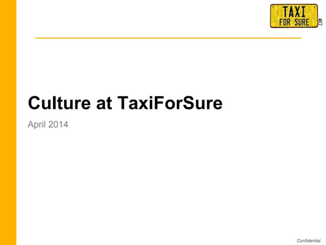 TaxiForSure Culture Code