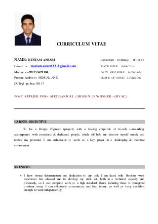 hvac design engineer resumes