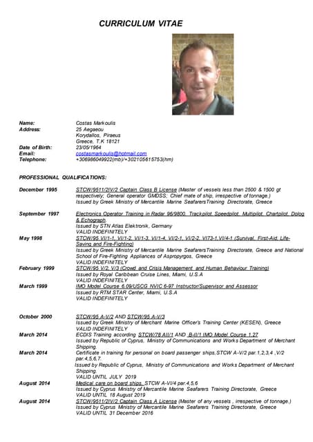 Privacy consultant resume picture