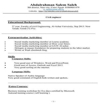 My CV | PDF