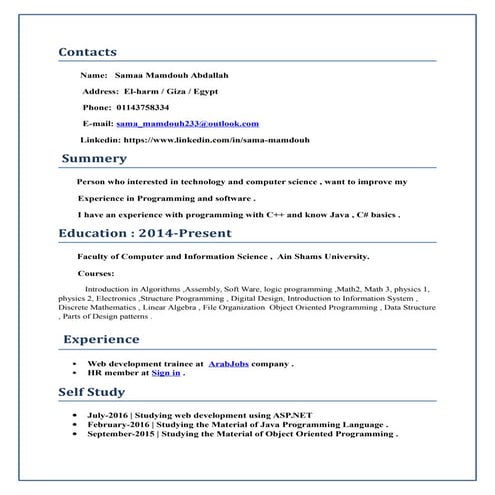 my CV | PDF