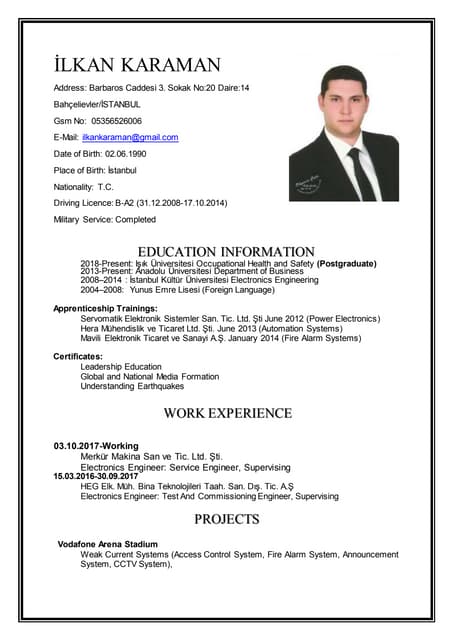 İlkan Karaman presentations