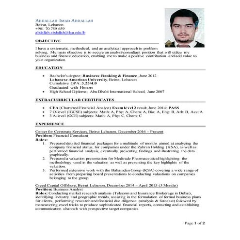 CV abdallah abdallah | DOCX