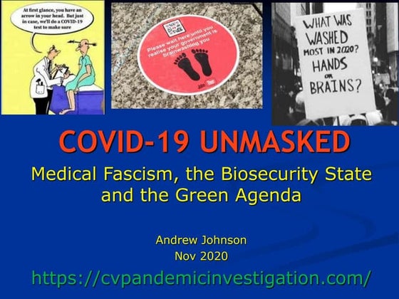 Coronavirus Unmasked - Biosecurity and Medical Fascism