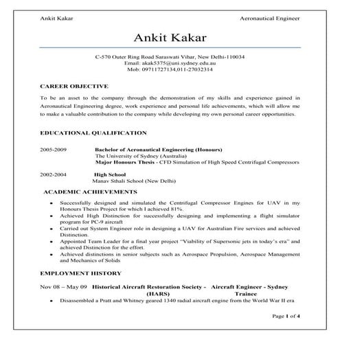 Cv ankit