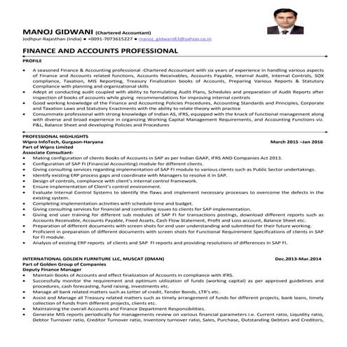 CA Firm Profile | PPTX