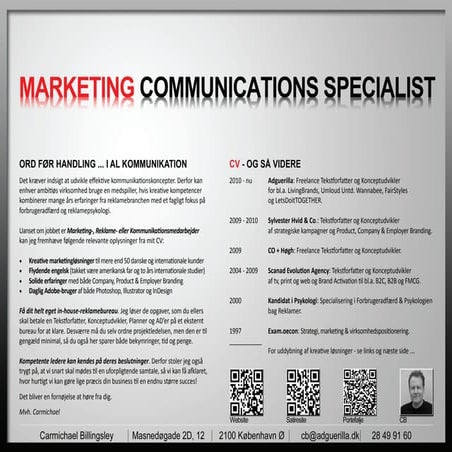 CV - Carmichael Billingsley