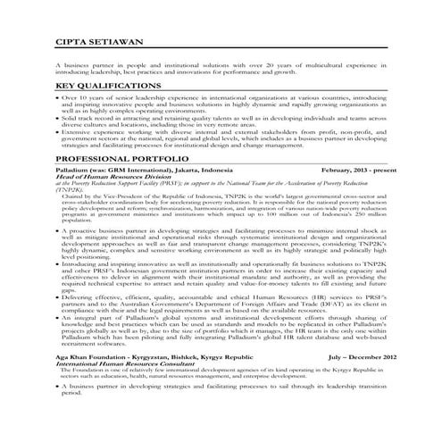 Cv cipta setiawan - 0915 - bez almt | PDF