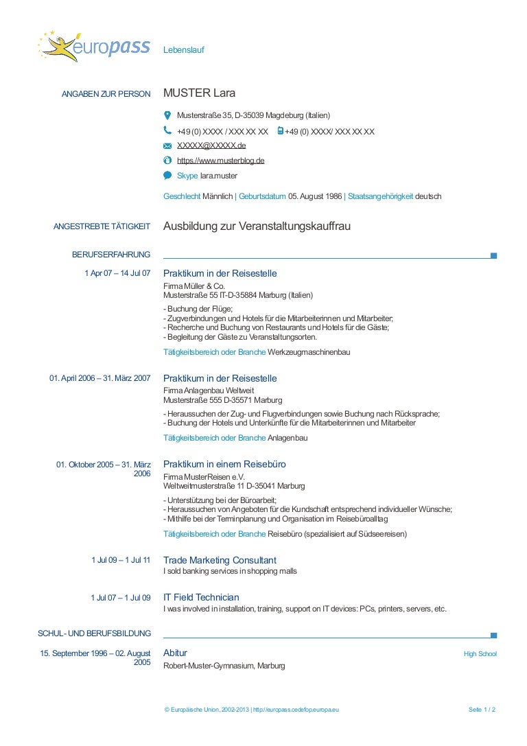Cv Example 1 De De Minta Cv Example 1 De De Minta