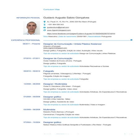 Cv.gustavo gonçalves.pt