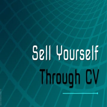 CV and Resume Writing for Job