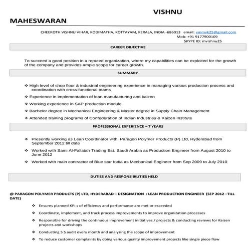 Cv    manager