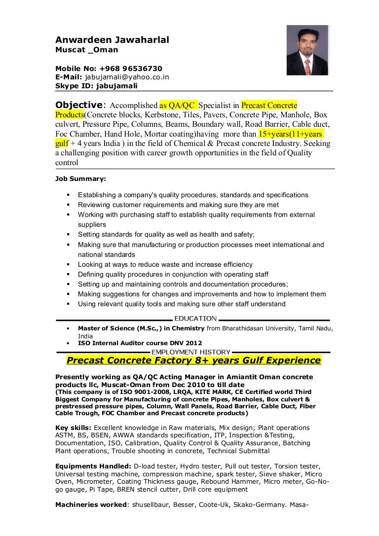 chemist researcher resume Voluntary Action Orkney