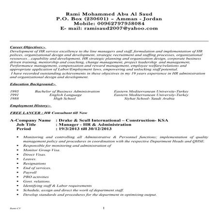 Julius chilufya's cv | DOC
