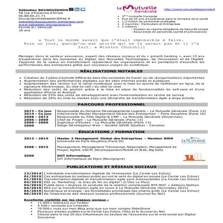CV Sébastien Bourguignon