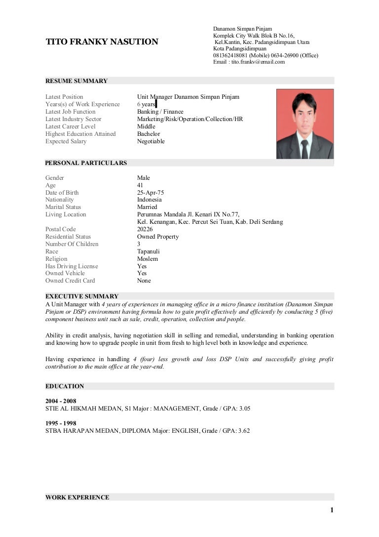 Curriculum Vitae