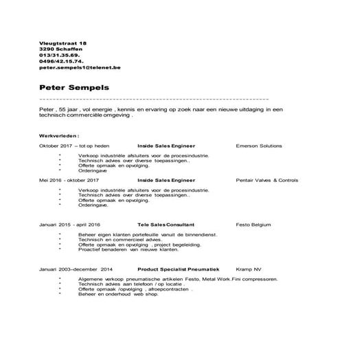 curriculum vitae Reinold reijerink | DOC
