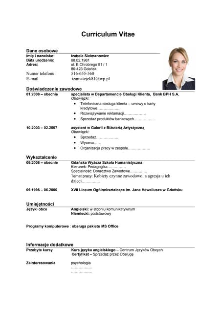 Curriculum Vitae1