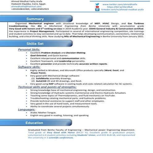 CV Ahmed Medhat_Arafa