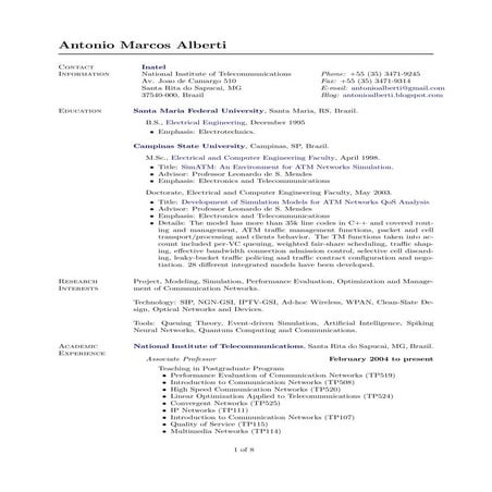 Cristian Randieri Extended Curriculum (English CV) | PDF