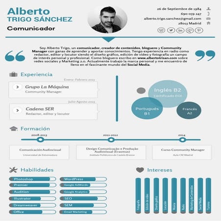 Alberto Trigo Sánchez CV