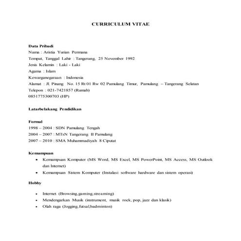 Cv ar | DOCX