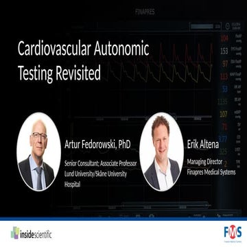 Cardiovascular Autonomic Testing Revisited