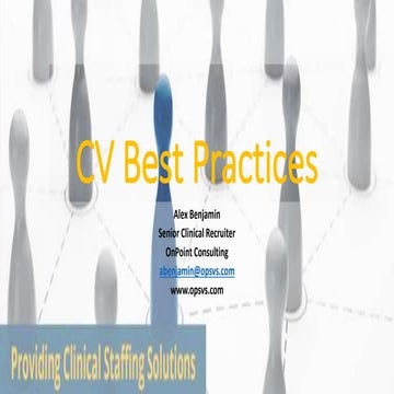 CV Best Practices