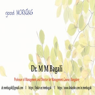 CV, Biodata, Background, Managing oneself