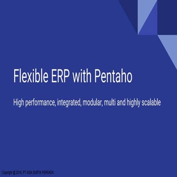 Flexible erp with openbravo