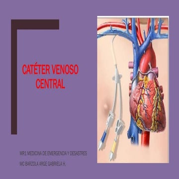 catwter venosos central materiales, usos