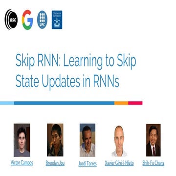 Skip RNN: Learning to Skip State Updates in RNNs (ICLR 2018) | PDF