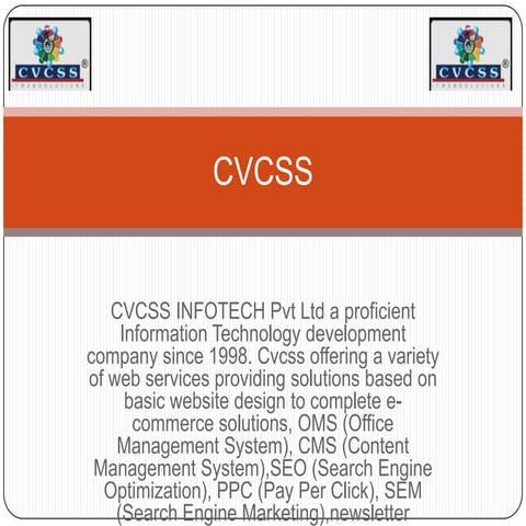 Cvcss presentations