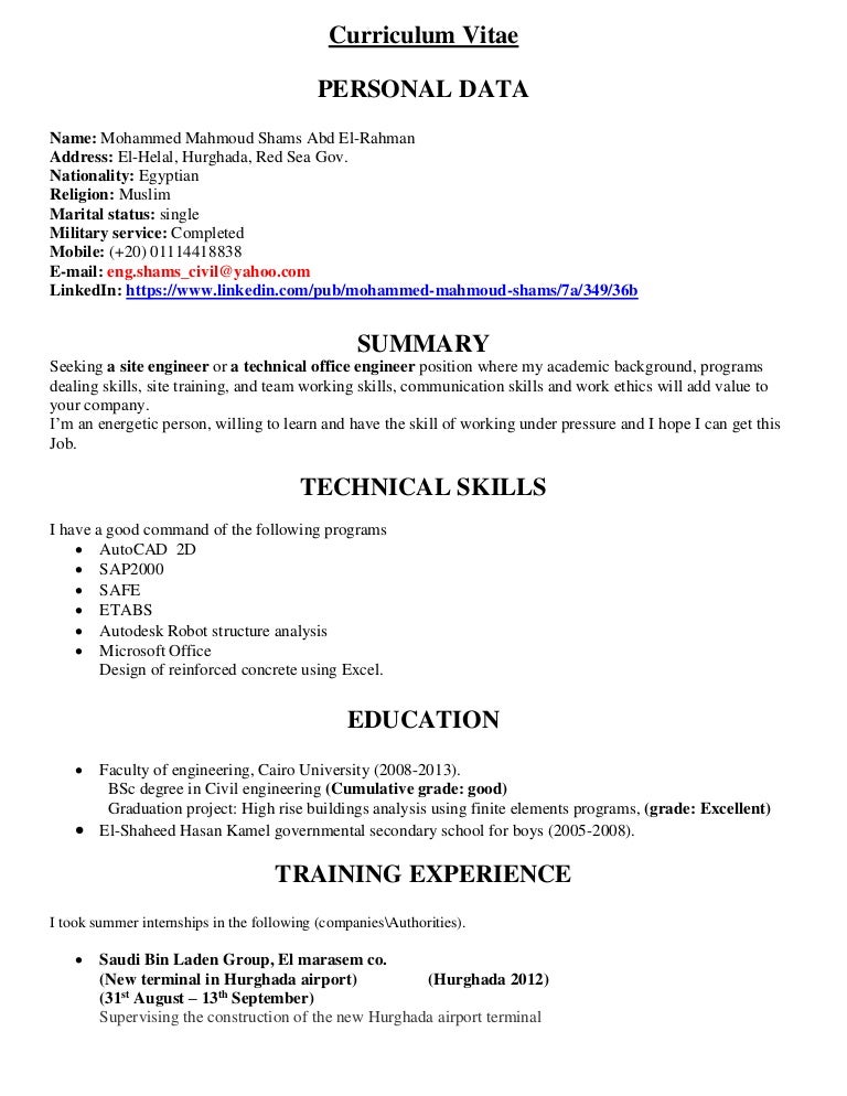 How to write a curriculum vitae image