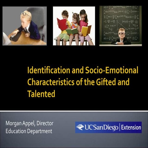 Socioemotional Slide Deck -- CVESD GATE Certification