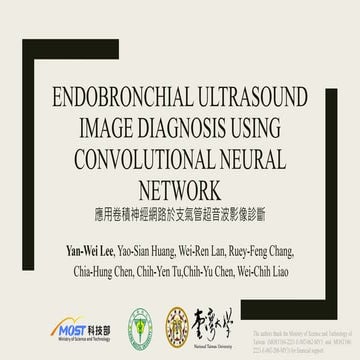 Endobronchial Ultrasound Image Diagnosis Using Convolutional Neural Network (...