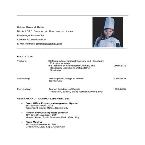 Resume for Turf Management Jobs | DOCX