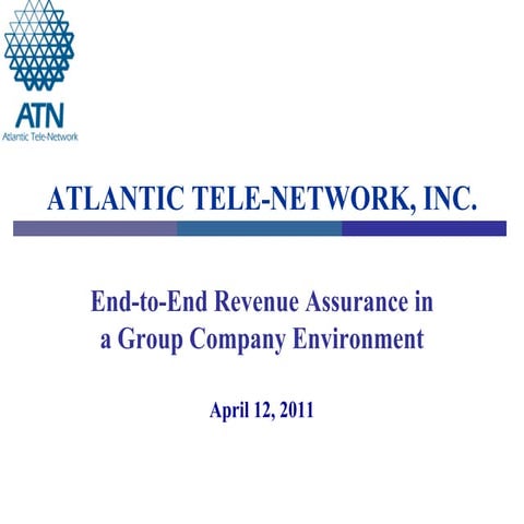 cVidya and Atlantic Tele-Network Inc - Revenue Assurance Presentation
